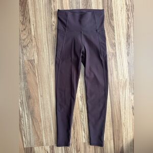 Kyodan High Waist Training Leggings Brown Size XS